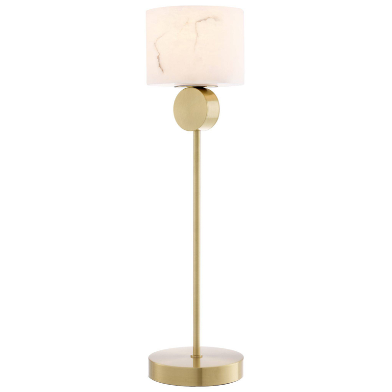 Настольная лампа Eichholtz Table Lamp Etruscan Латунь Белый в Уфе | Loft Concept 