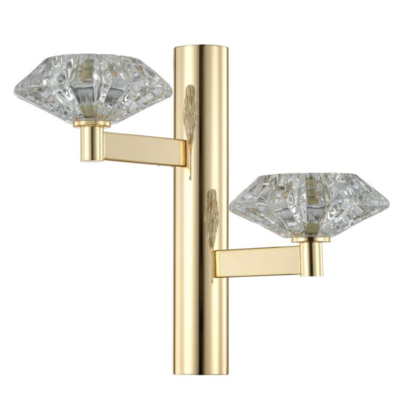 Бра Yerker Sconce gold Глянцевое золото Прозрачный в Уфе | Loft Concept 