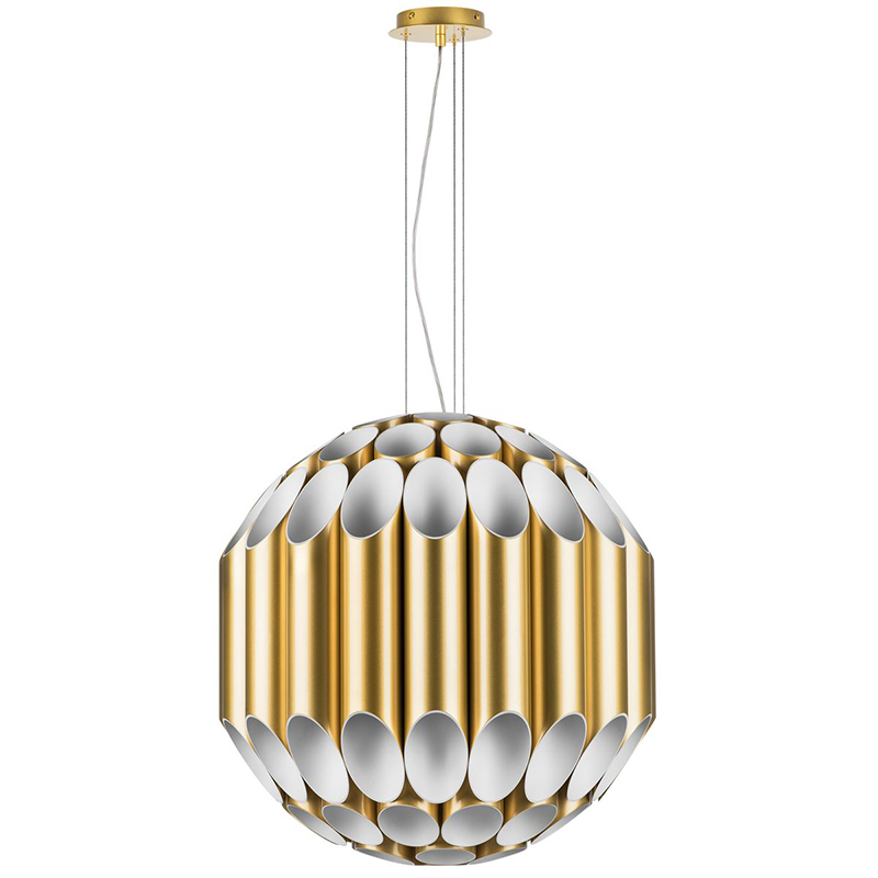 Люстра Garbi Gold Pipe Organ Chandelier 80 Золотой Белый в Уфе | Loft Concept 