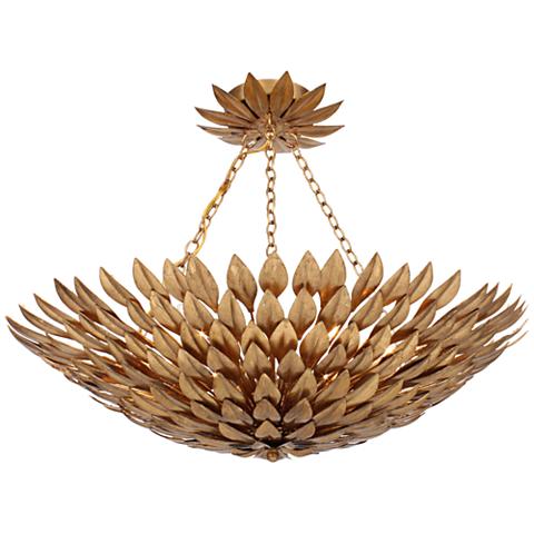 Люстра Crystorama Broche plumage  Antique Gold CHANDELIER Золотой в Уфе | Loft Concept 