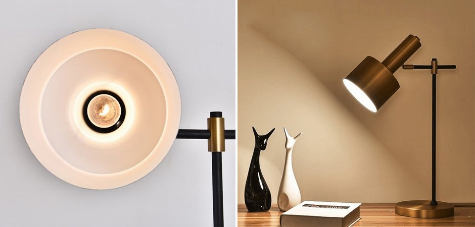 Настольная лампа Margarita Brass Table Lamp - фото №1