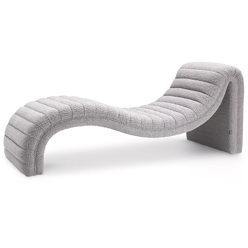 Кушетка Eichholtz Chaise Longue Pioneer Серый в Уфе | Loft Concept 