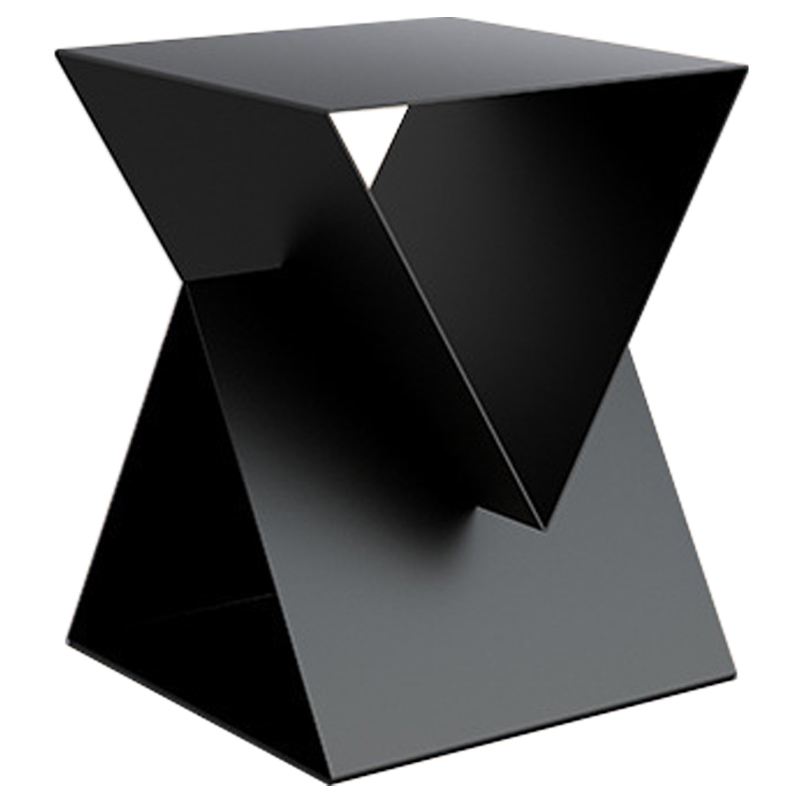 Приставной стол Two Triangles Black Side Table Черный в Уфе | Loft Concept 