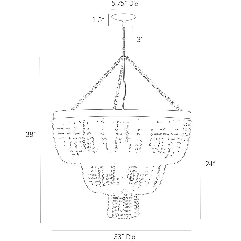 Люстра Arteriors CHAPPELLET CHANDELIER в Уфе