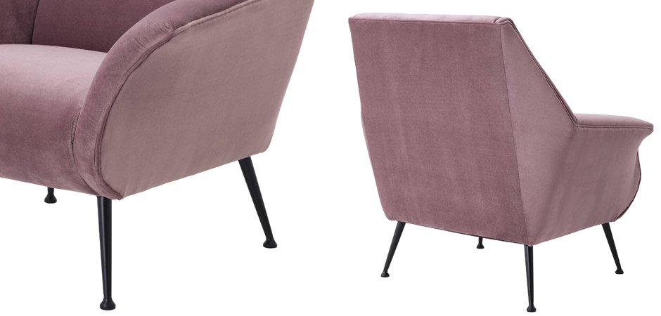 Кресло Eichholtz Chair Trezzo Lilac - фото №1