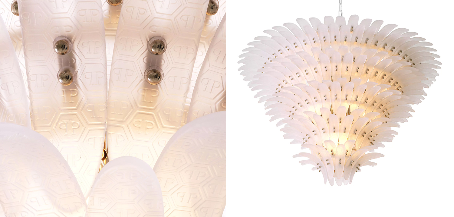 Люстра Philipp Plein Chandelier Bel Air XL Белая - фото №1