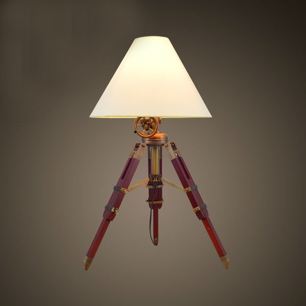 Настольная лампа Table Standing Lamp Red Бургундский красный в Уфе | Loft Concept 