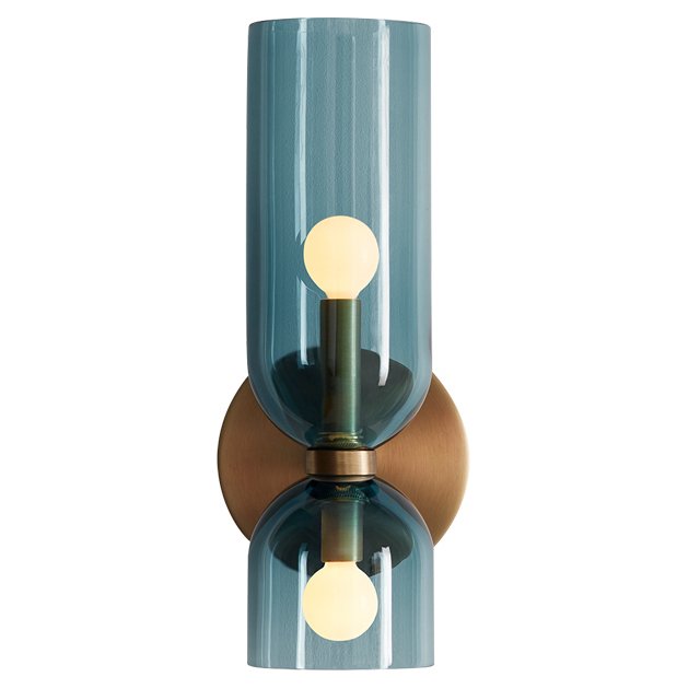 Бра Lightmaker Studio Edie Sconce Blue Медь Синий в Уфе | Loft Concept 