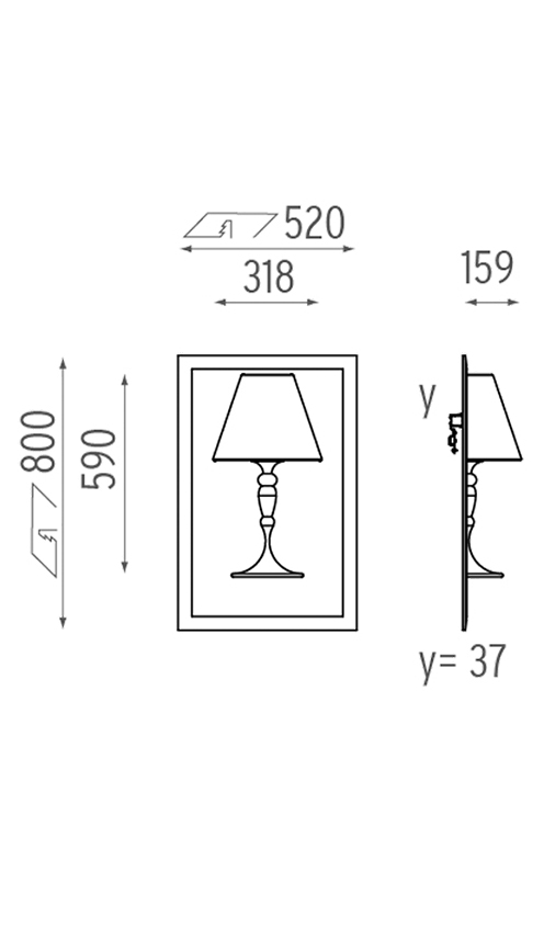 Настенный Светильник Flos Abajourd Hui Small Lampada da parete в Уфе