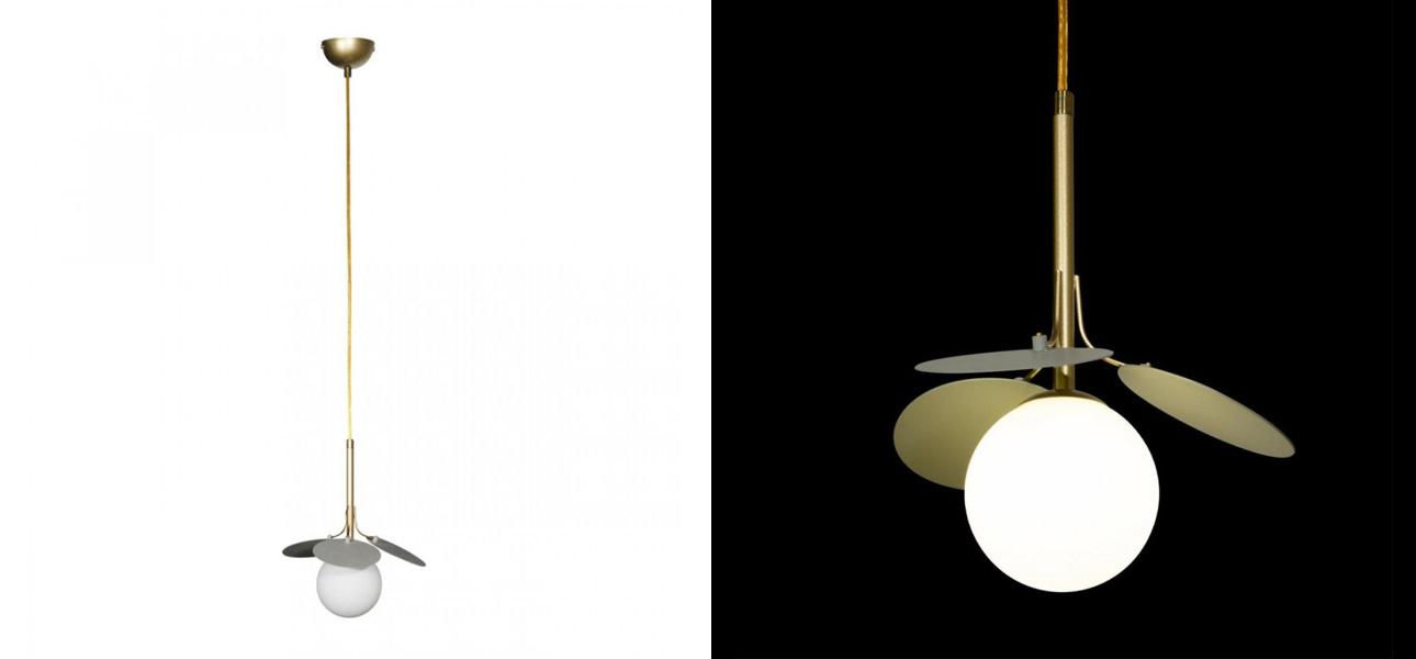 Подвесной светильник MATISSE Pendant One Grey - фото