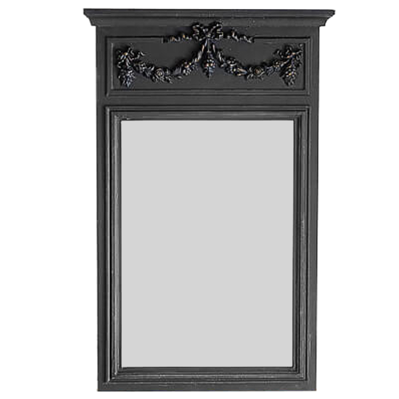 Зеркало Arcadie Mirror Black Винтажный черный в Уфе | Loft Concept 