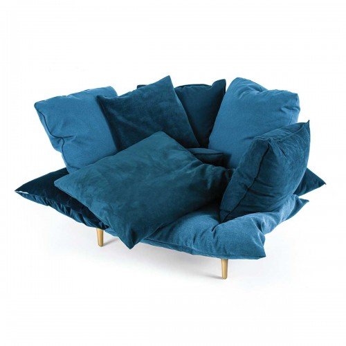 Кресло Seletti Armchair Comfy Turquoise Синий в Уфе | Loft Concept 