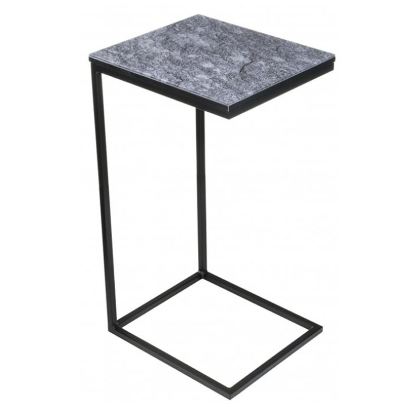 Приставной стол Zermatt Side Table gray Серый (Gray) в Уфе | Loft Concept 