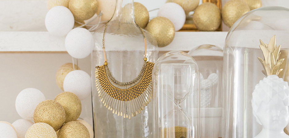 Гирлянда хлопковые фонарики Сotton Ball Shell-Gold - Loft-Concept в Уфе