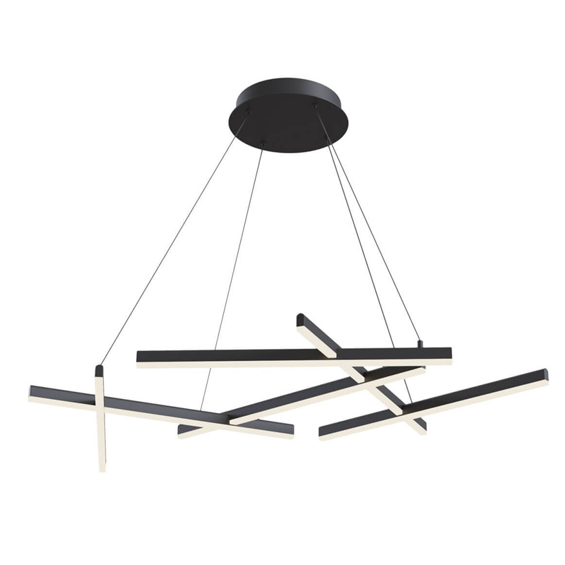 Люстра Smeragde Light Chandelier black Черный в Уфе | Loft Concept 