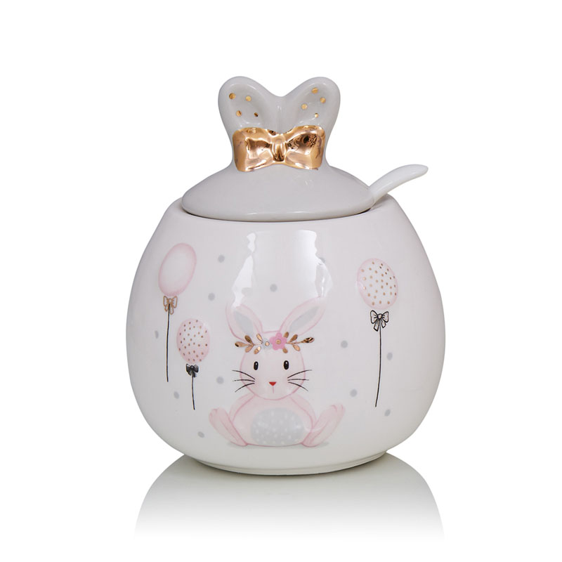 Ваза Kids Vase Bunny III Розовый пастельный Серый в Уфе | Loft Concept 