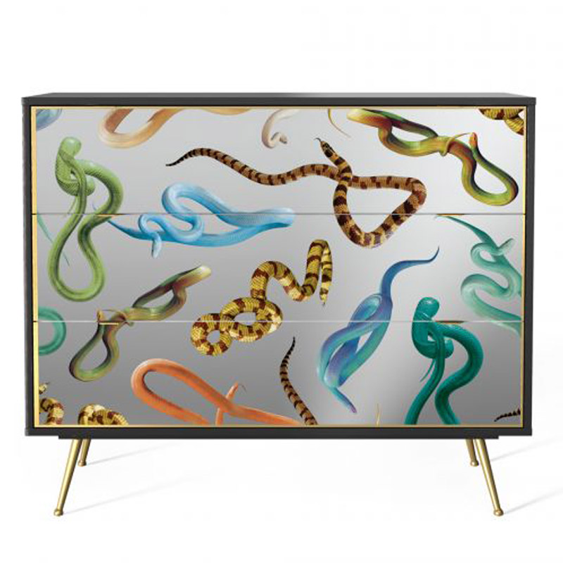 Комод Seletti Chest of Three Drawers Snakes Мульти в Уфе | Loft Concept 