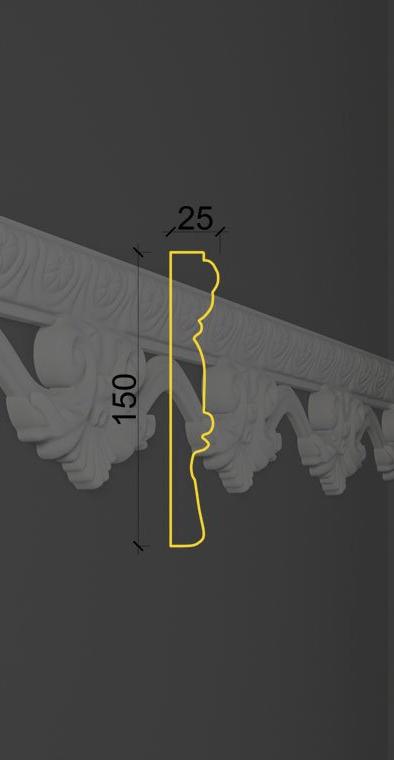 Молдинг с орнаментом MO-28 в Уфе