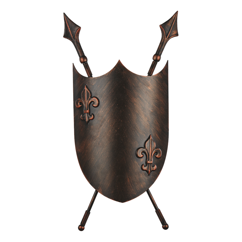 Бра Shield Heraldic Lily Sconce Коричневый винтаж в Уфе | Loft Concept 