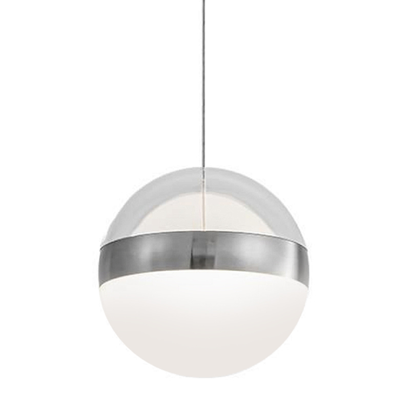Подвесной светильник светодиодный с шарообразным плафоном 15 см Peggy Futura lamp Черный Прозрачный Молочный Никель Бронза в Уфе | Loft Concept 
