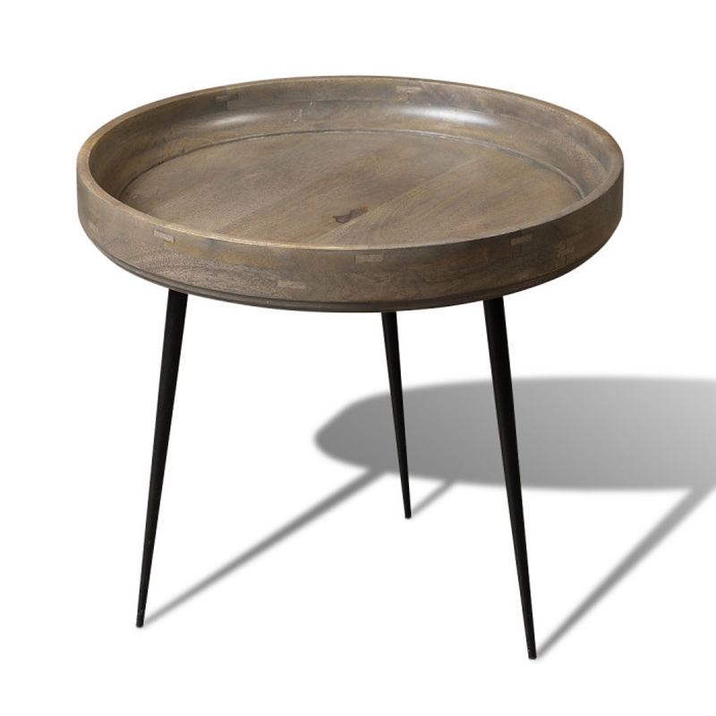 Кофейный стол Davidson Coffee Table platinum 47 Серый Черный в Уфе | Loft Concept 