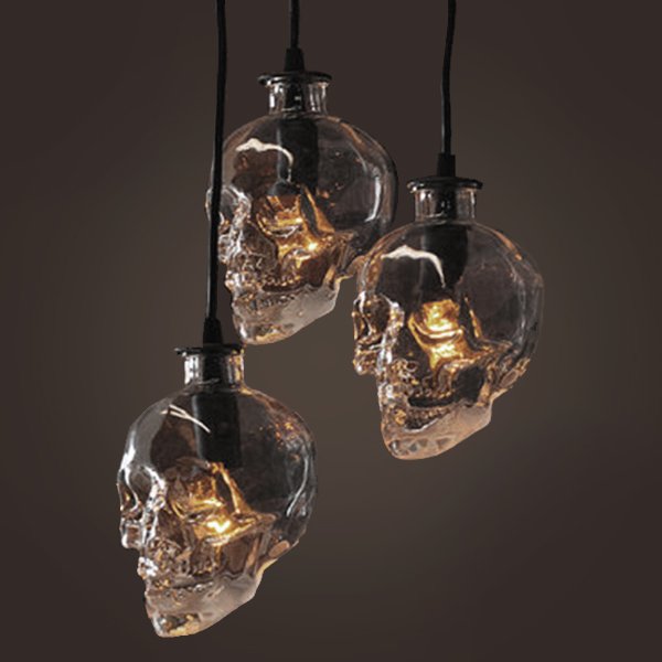 Люстра Череп Glass Skull Pendant  в Уфе | Loft Concept 