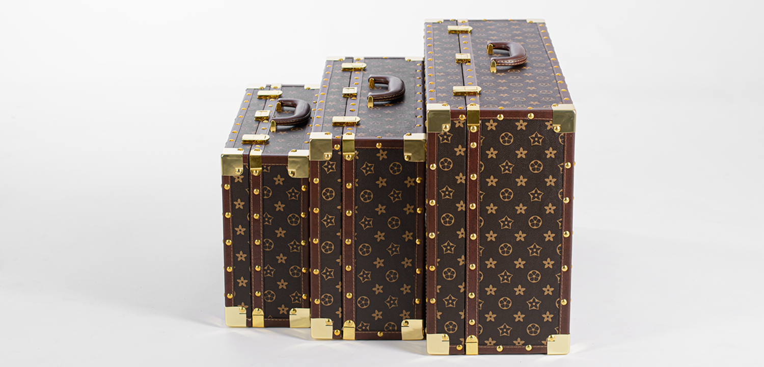 Ретро-чемоданы набор из 3-х штук - фото №1