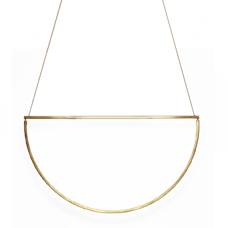 Подвесной светильник Solana Hanging lamp 55 см Золотой в Уфе | Loft Concept 