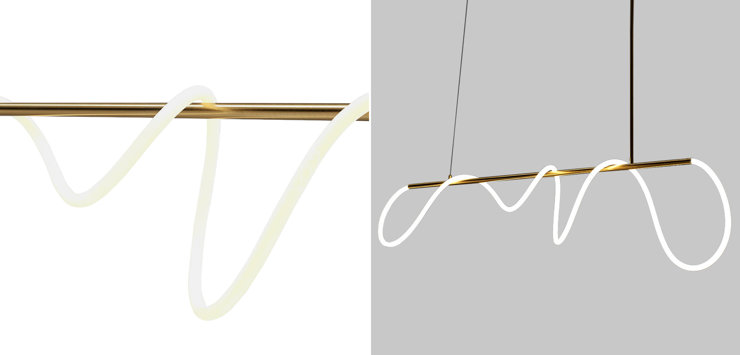 Светильник Luke Lampco Tracer Bar Gold 160 - фото