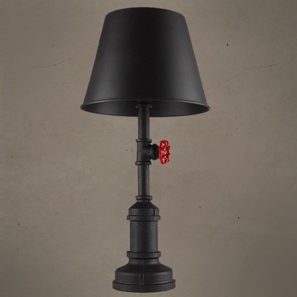 Настольная лампа Table Lamp Red Water Tap Cone Черный в Уфе | Loft Concept 