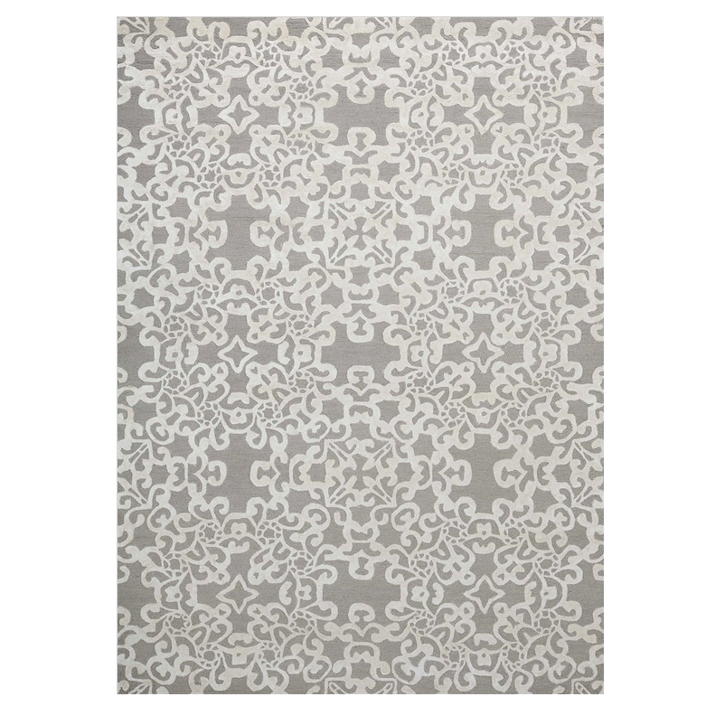 Ковёр из вискозы Indian pattern Pelermo Серый Ковёр из вискозы Indian pattern Pelermo Серый в Уфе | Loft Concept