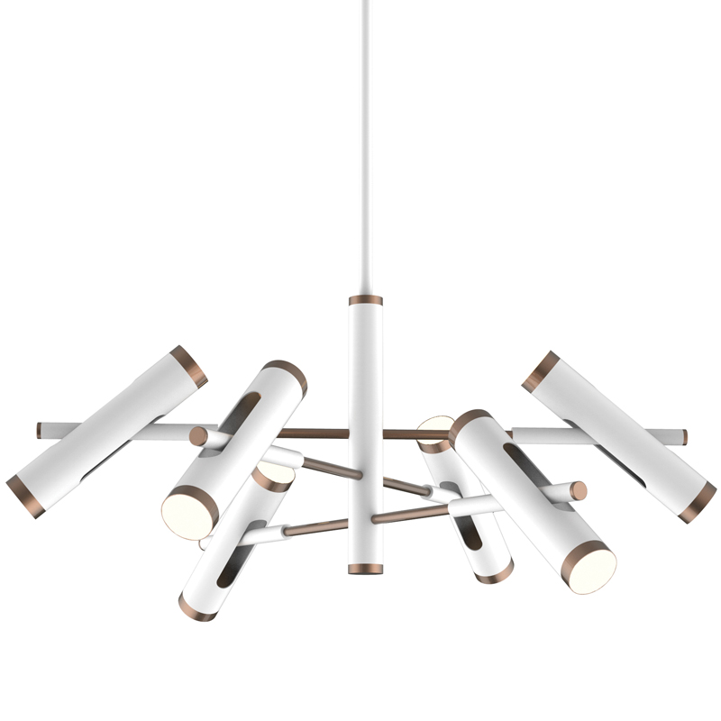 Люстра Rainer Chandelier white Белый Золотой в Уфе | Loft Concept 