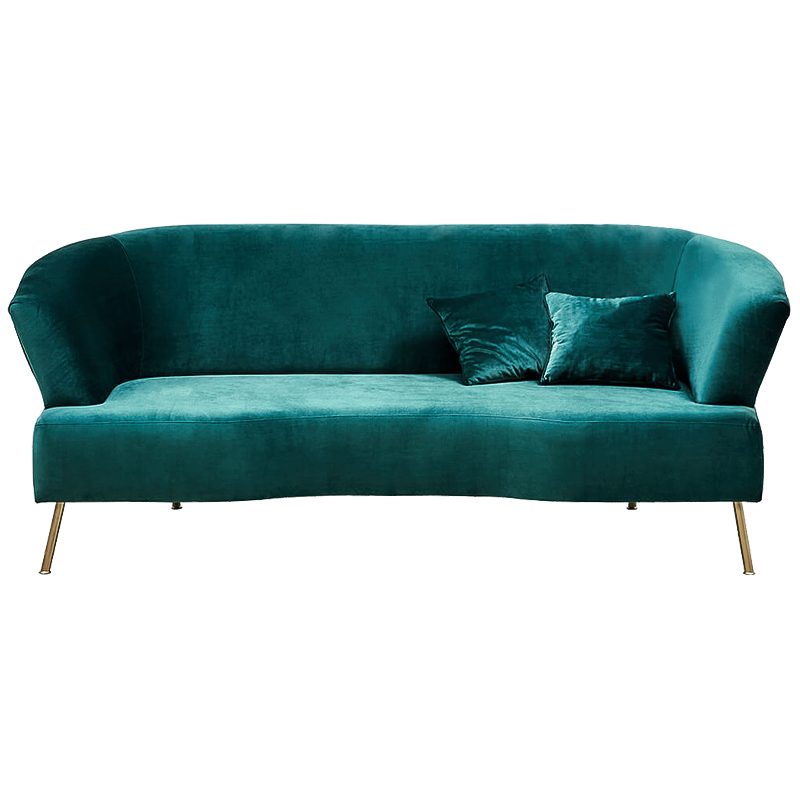 Диван Isis Sofa Turquoise Бирюзовый Золотой в Уфе | Loft Concept 