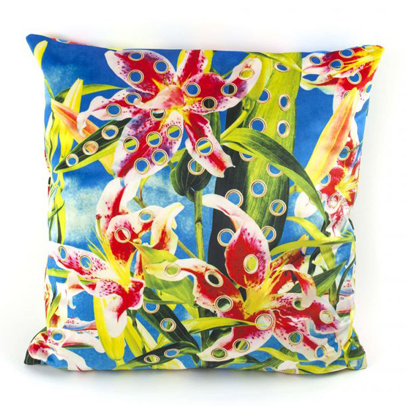 Подушка Seletti Cushion Flower with holes Мульти в Уфе | Loft Concept 