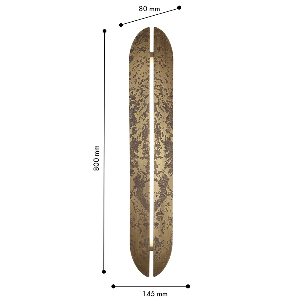 Бра винтажное с имитацией коррозии на медном корпусе Predominant в Уфе