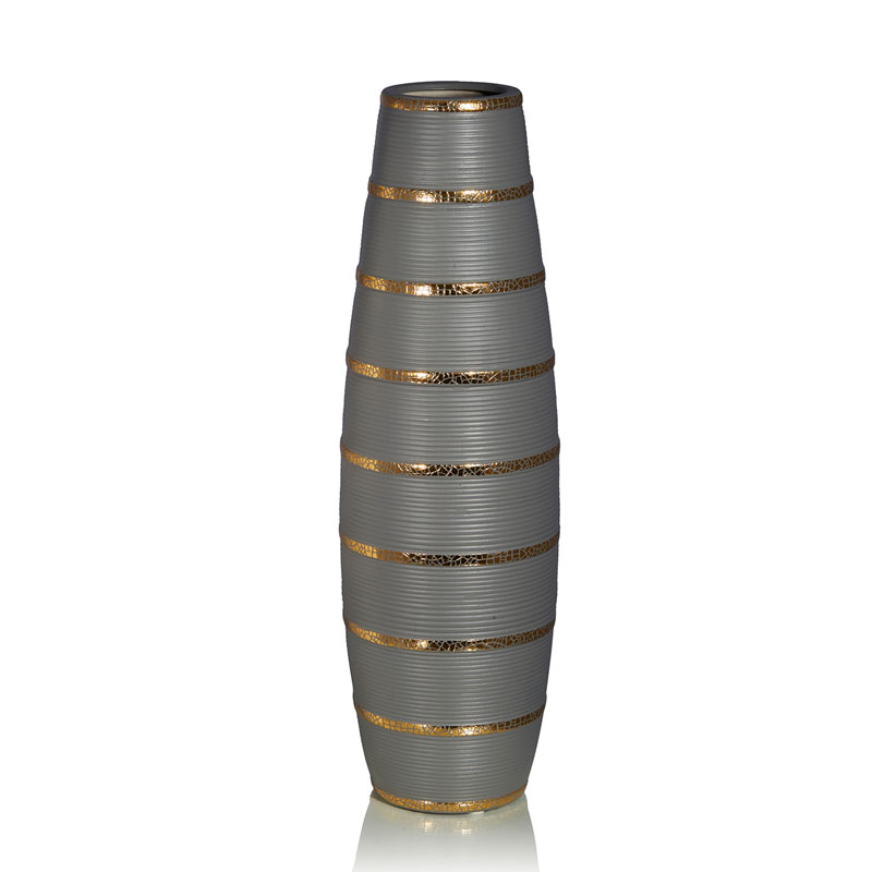 Ваза Vase Beehive gray Серый Золотой в Уфе | Loft Concept 