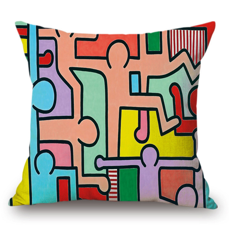 Подушка Keith Haring 7 Мульти в Уфе | Loft Concept 