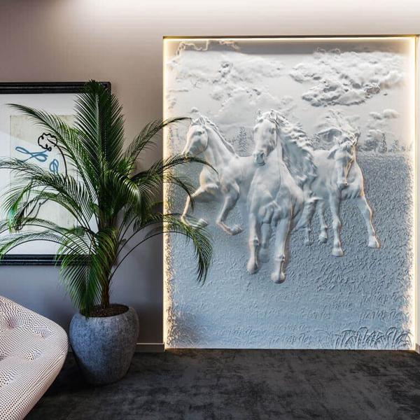 Барельеф HORSES  в Уфе | Loft Concept 