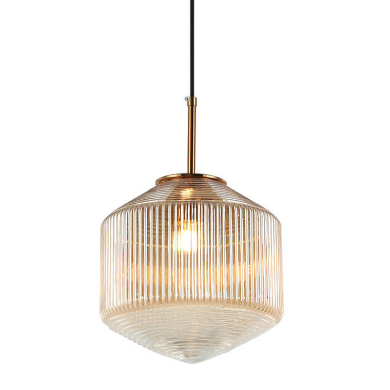 Подвесной светильник Clear Glass Pendant gold Бронза Золотой в Уфе | Loft Concept 