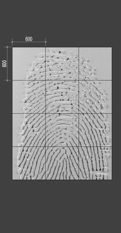 Барельеф FINGERPRINT в Уфе