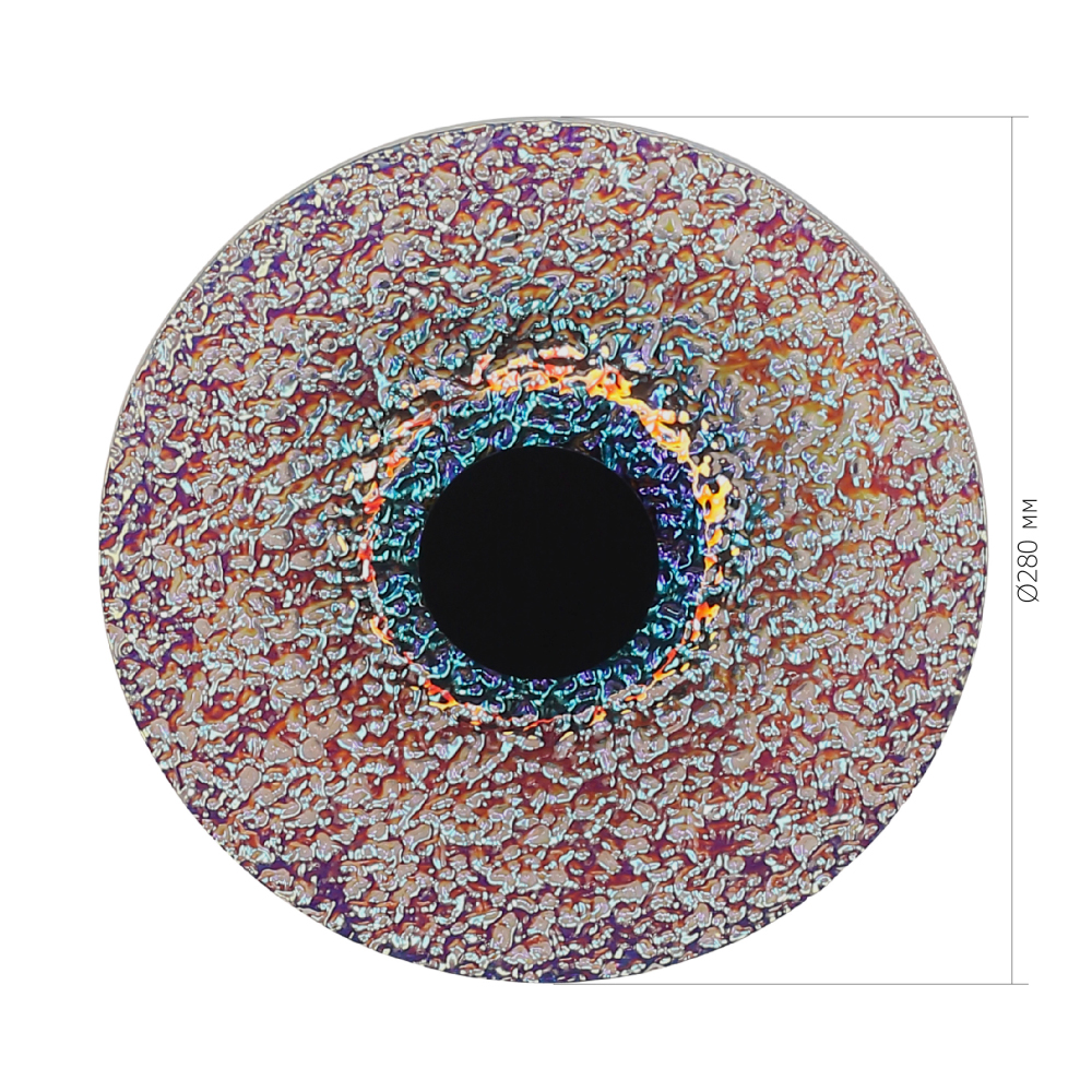 Подвесной светильник из фактурного двойного стекла Heterochromia в Уфе