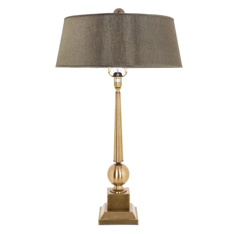 Настольная лампа Neville Table Lamp Латунь Бронза в Уфе | Loft Concept 