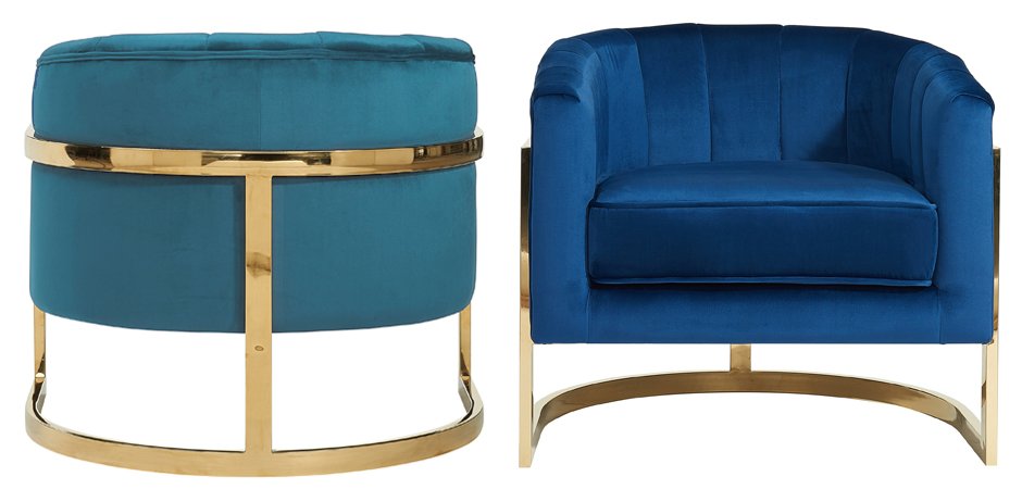 Кресло Accent Velvet chair - фото №1