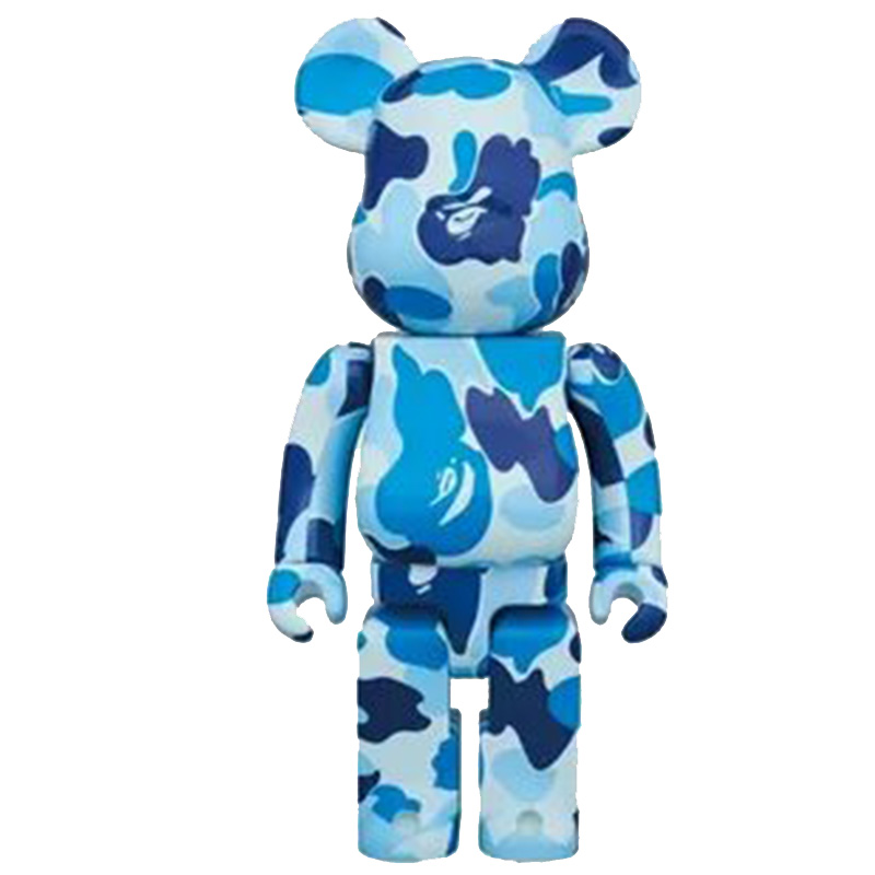 Статуэтка Bearbrick Camouflage Blue Синий Голубой в Уфе | Loft Concept 