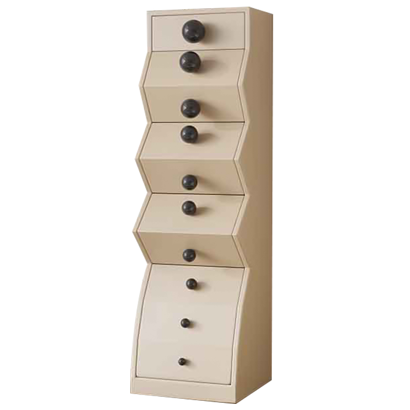 Комод Garton Wooden Forms Chest Of Drawers Beige Бежевый Черный в Уфе | Loft Concept 