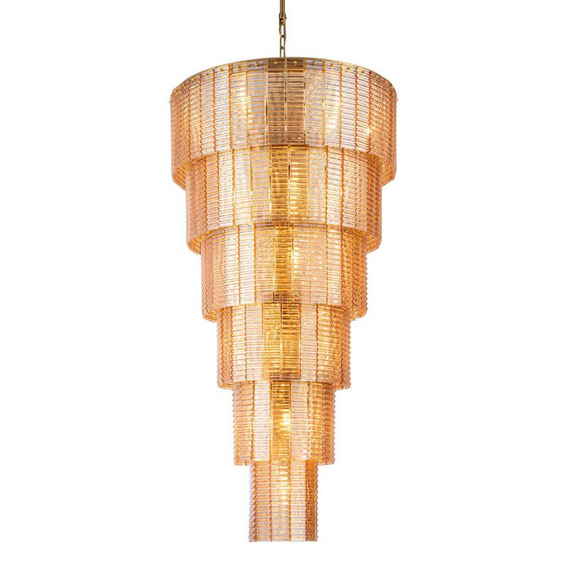 Люстра Branwen Amber Chandelier 71 Золотой Янтарный в Уфе | Loft Concept 