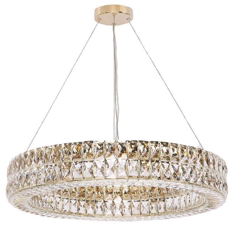 Люстра Crystal Regena Gold Chandelier 10 Золотой Прозрачный (Transparent) в Уфе | Loft Concept 