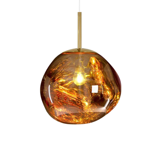 Подвесной светильник Tom Dixon Melt Pendant Gold Золотой Янтарь (Amber) в Уфе | Loft Concept 