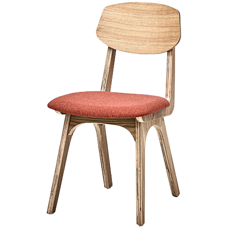 Стул Ailde Stool coral Древесина Коралловый в Уфе | Loft Concept 