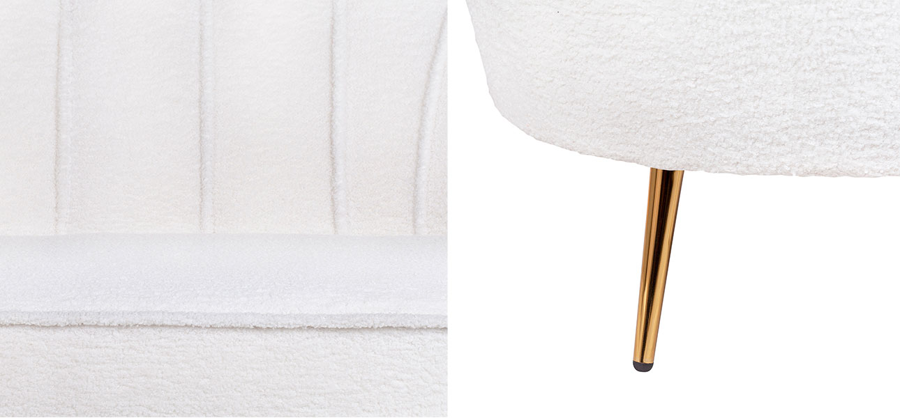 Диван бежевый seashell beige - фото №2